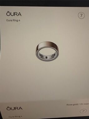 Oura Ring 4 Rose Gold Size 7